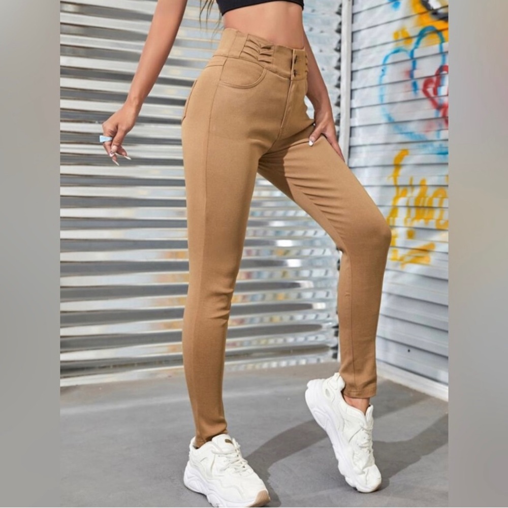 Khaki Jeggings